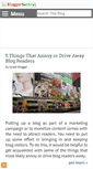 Mobile Screenshot of bloggersentral.com