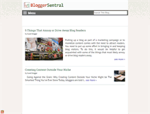 Tablet Screenshot of bloggersentral.com